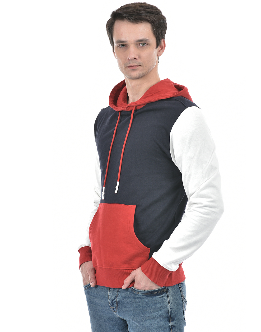 Numero Uno Men Color Block Multicolor Sweat Shirt